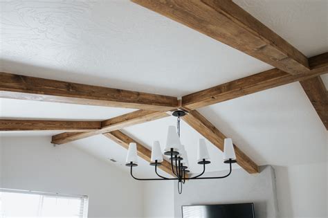 DIY Faux Ceiling Beams – With Love, Mercedes