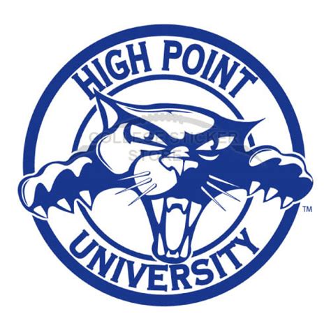 High Point Panthers Stickers : Design college ncaa sports iron ons and wall decals online