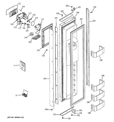 Ge Monogram Built In Refrigerator Parts Diagram | Reviewmotors.co