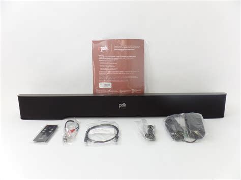 Polk Audio DSB1 Home Theater Soundbar with Remote Control and Bluetooth Audio