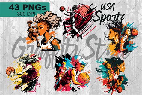 USA Sports - Graffiti Style Graphic by MVDigital.Art · Creative Fabrica