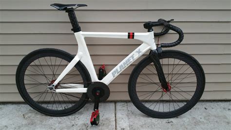 Planet x Pro Carbon Track bike (pearl white, frame) | Chicago Stolen ...