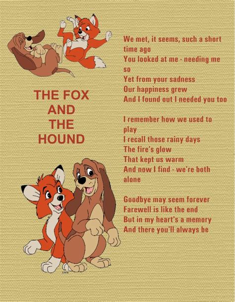 Fox And The Hound Quotes - ShortQuotes.cc