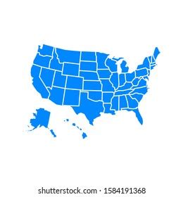 United States America Map Usa Stock Vector (Royalty Free) 788751403 | Shutterstock