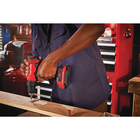 CRAFTSMAN V20 20-volt Max 1/2-in Keyless Cordless Drill (2-Batteries and Charger Included ...