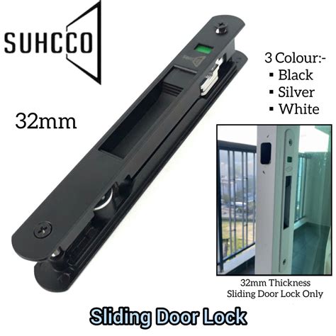 St Guchi / Suhcco Sliding Lock With Key 32mm Thickness Aluminum Sliding ...