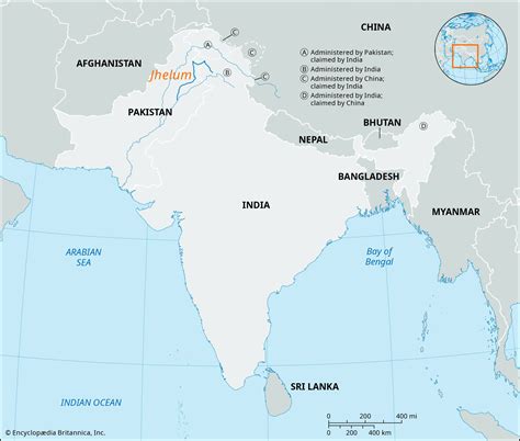 Jhelum River | Origin, Map, Length, & Tributaries | Britannica