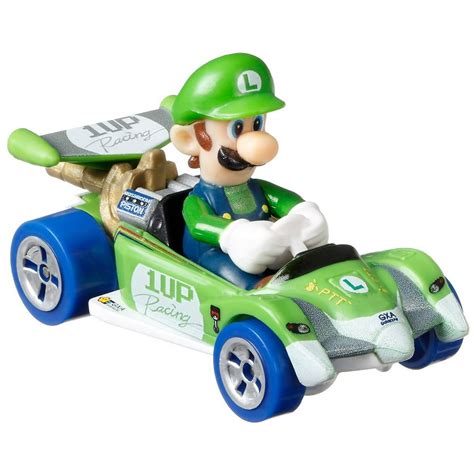 Hot Wheels Mario Kart Luigi Circuit Special - Walmart.com - Walmart.com