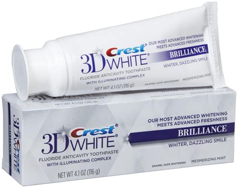 Crest 3D White Brilliance White Toothpaste 4.1oz (116g) - Teeth ...