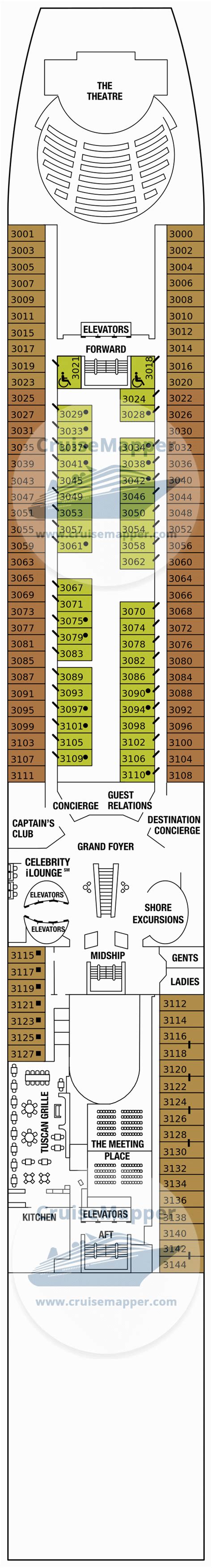 Celebrity Millennium Floor Plan - floorplans.click