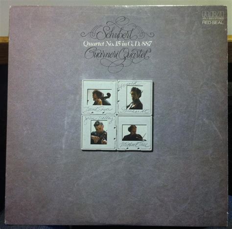 Guarneri Quartet SCHUBERT QUARTET NO. 15 vinyl record - Amazon.com Music