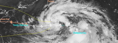 Tropical Storm “Khanun” passing over Philippines, heading toward Hainan ...