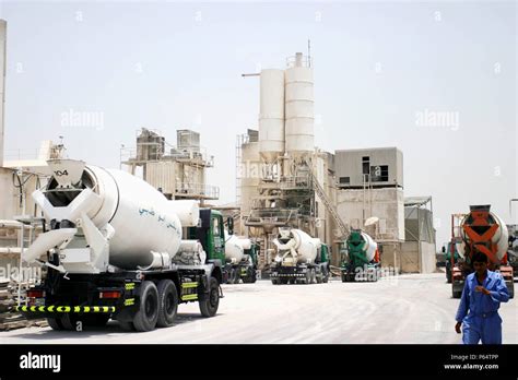 Cement factory in Abu Dhabi, UAE Stock Photo - Alamy