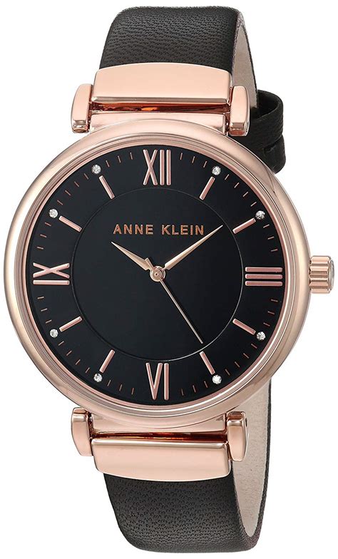 Anne Klein Leather Ladies Watch AK-2666RGBK 86702591770 | eBay