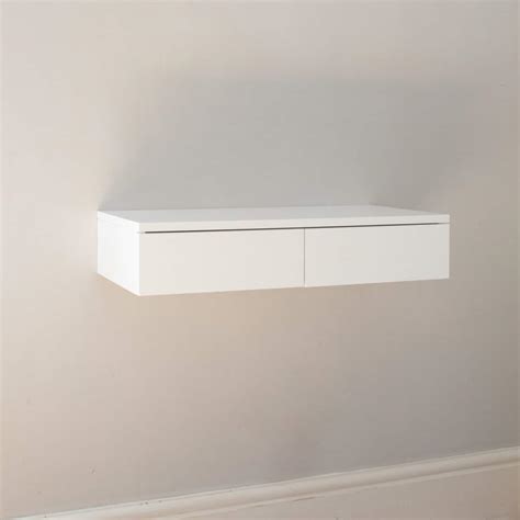 Small Floating Dressing Table White - Etsy UK