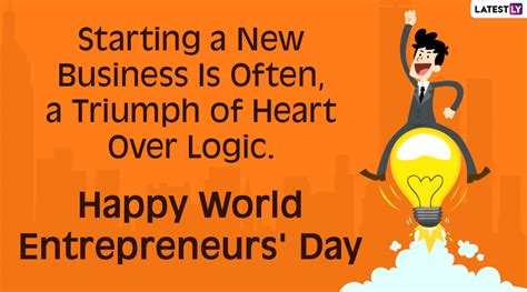 World Entrepreneurs’ Day 2020 Wishes: WhatsApp Messages, Greetings, HD ...