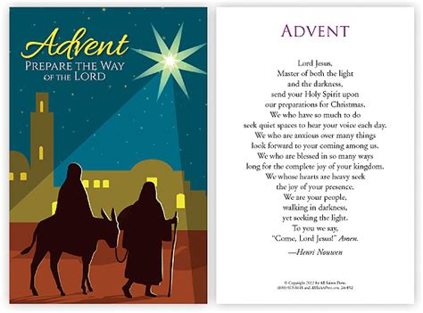 Advent Prayer Card