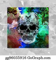 Evil Skull Stock Illustrations - Royalty Free - GoGraph