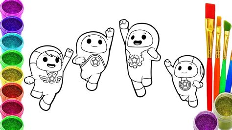 Go Jetters Colouring Pages To Print