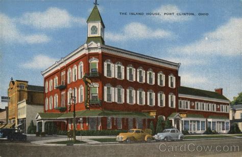 The Island House Port Clinton, OH Postcard