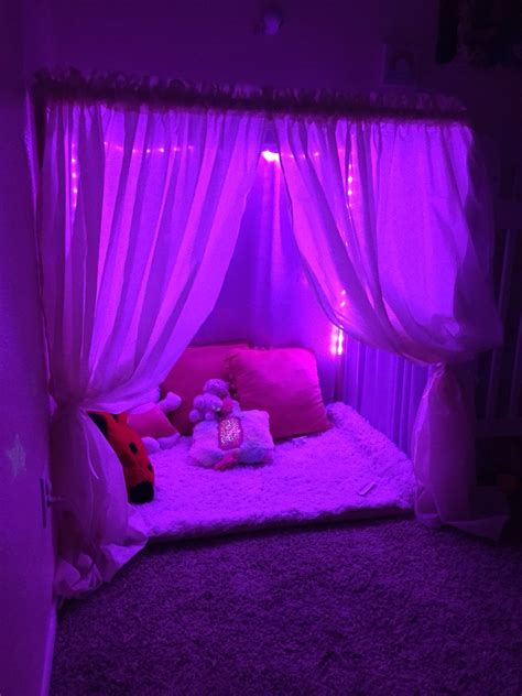 Kid fort. | Neon bedroom, Neon room, Room decor bedroom