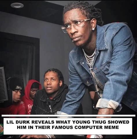 What Young Thug Was Really Showing Lil Durk On Iconic Meme | Red 945 ...