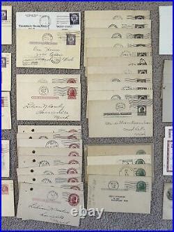 75 Vintage Postcards and Rare Stamps Lot, Deltiology | Stamp Mint Printed