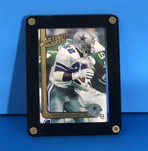 EMMITT SMITH Signed Action Packed Rookie Card 1991 | eBay