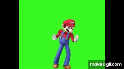 Green Screen Mario Default Dance on Make a GIF