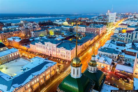 Winter in Perm city – the view from above · Russia Travel Blog