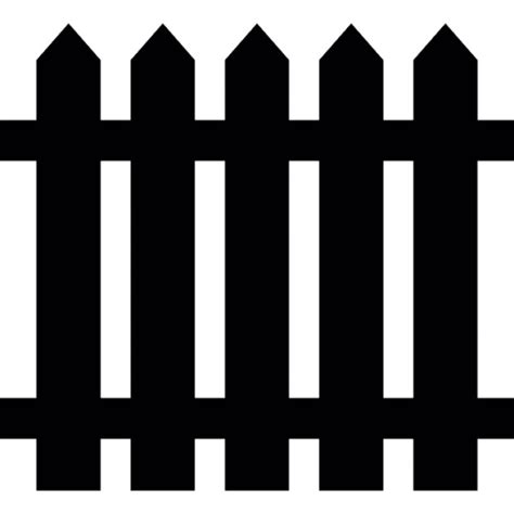 Picket Fence Silhouette at GetDrawings | Free download