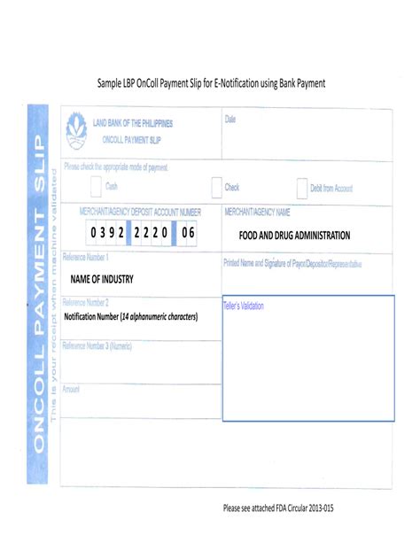 Oncoll payment slip landbank: Fill out & sign online | DocHub