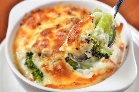 receta facil de brocoli con coliflor gratinado delicioso