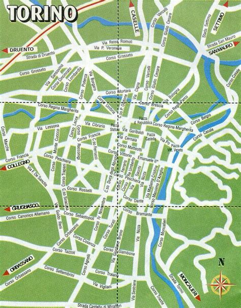 Map of Turin