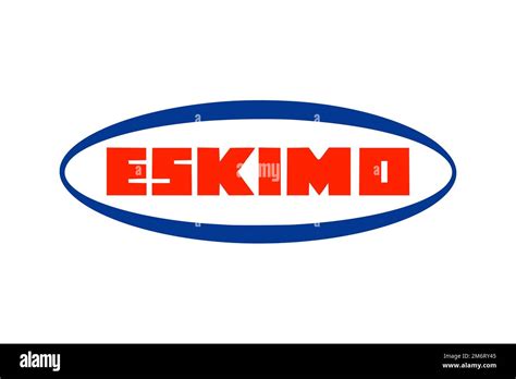 Eskimo ice cream, Logo, White background Stock Photo - Alamy