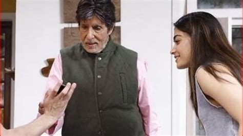 Amitabh Bachchan's first look from Goodbye leaked online, Rashmika Mandana also features in it ...