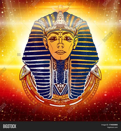 Gold Pharaoh Ancient Vector & Photo (Free Trial) | Bigstock