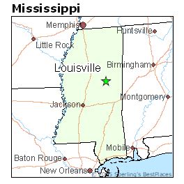 Best Places to Live in Louisville, Mississippi