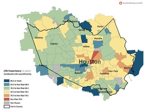 Life Expectancy In Houston Can Vary Up To 20 Years Depending On Where ...