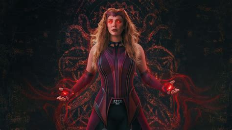 1366x768 Resolution Scarlet Witch Wanda Vision Full Power 1366x768 Resolution Wallpaper ...