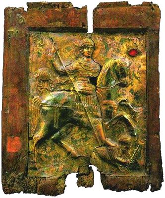 File:Icon of St. George from Labechina, Racha region of Georgia, XI century.png - Wikimedia Commons