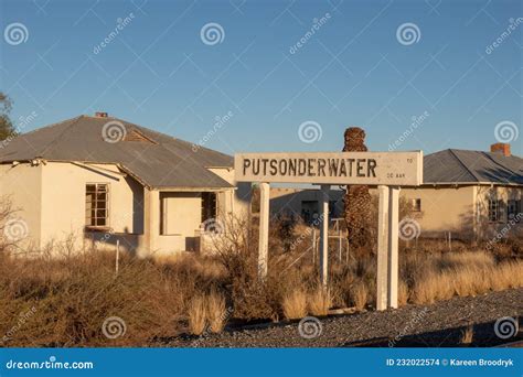 Old Derelict Railway Houses At The Abandoned Railway Town Called Putsonderwater, Ghost Town In ...