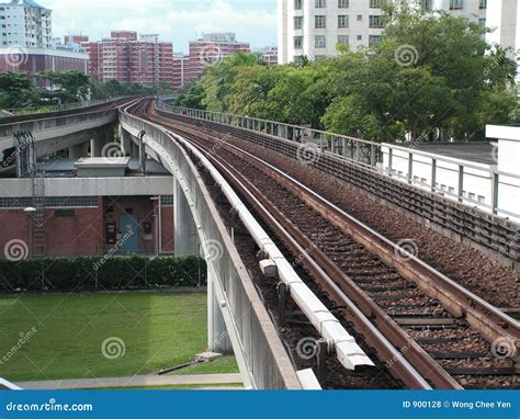 Rapid transit train tracks stock photo. Image of train - 900128