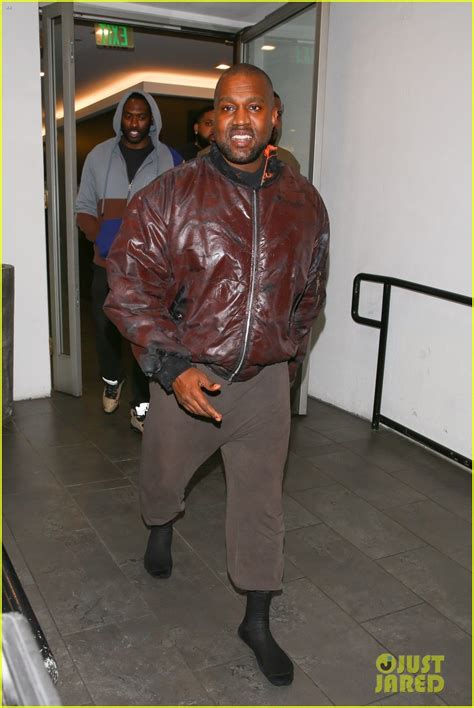 Kanye West is All Smiles While Leaving Dinner with Friends in L.A ...