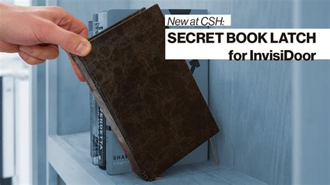 Open Your InvisiDoor Hidden Bookcase with our New Secret Book Latch ...