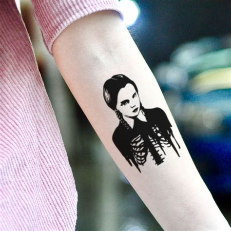 Addams Family Temporary Tattoo Sticker - OhMyTat