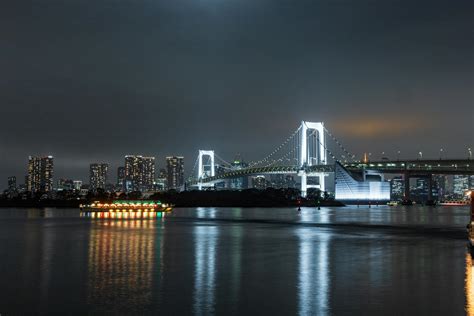 Photo of Rainbow Bridge During Night · Free Stock Photo