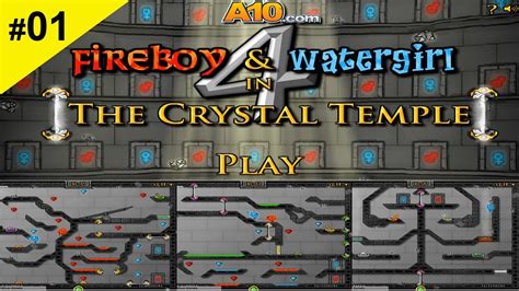 Fireboy and Watergirl In The Crystal Temple #1 - YouTube