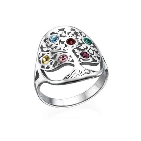 Jeulia Family Tree Birthstone Ring- Jeulia Jewelry | Family tree jewellery, Jewelry tree, Jewelry