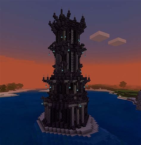 Blackstone Tower | Minecraft castle, Minecraft, Minecraft blueprints